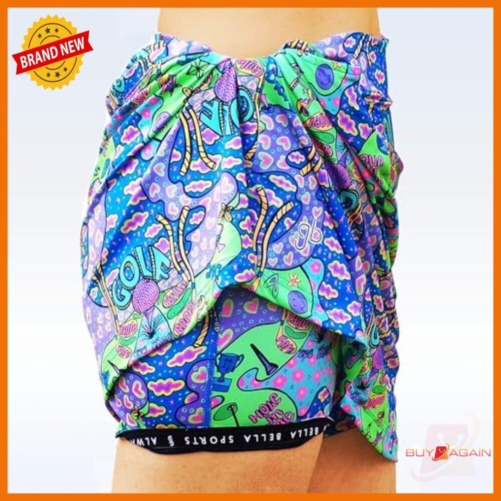 Lightweight Stretch Athletic Skort with Built-in Shorts & Pockets - Picture 2 of 2